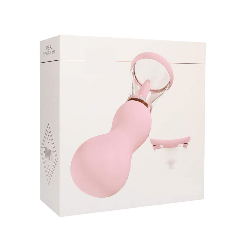 Luksusową pompka próżniowa do stymulacji łechtaczki i piersi - 5 trybów ssania i 8 trybów symulacji lizania