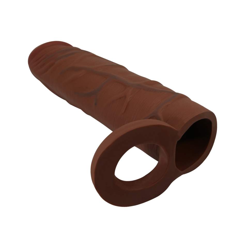 Realistyczna cielista nakładka na penisa- wydłużająca o 2,5 cm i pogrubiająca o 35%