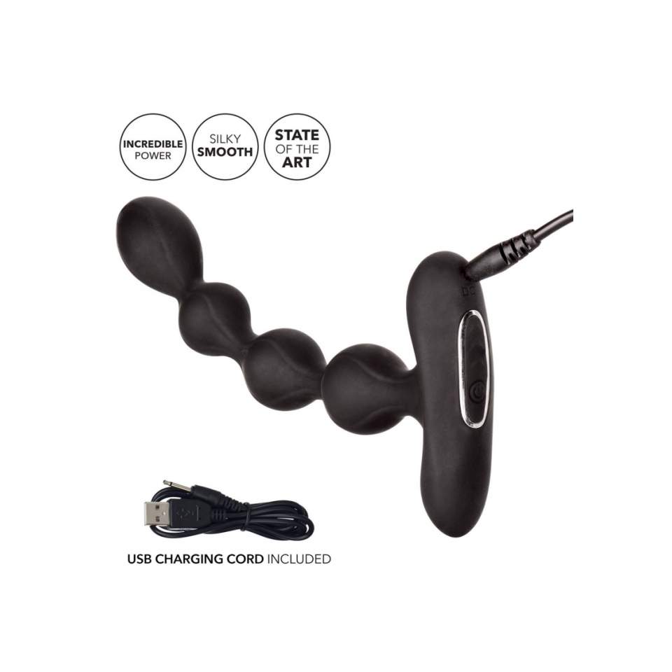 Silikonowa sonda analna z wibracjami