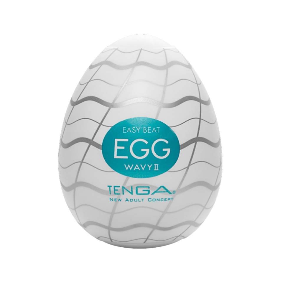 Dyskretny silikonowy masturbator w kształcie jajka z guzkami do stymulacji