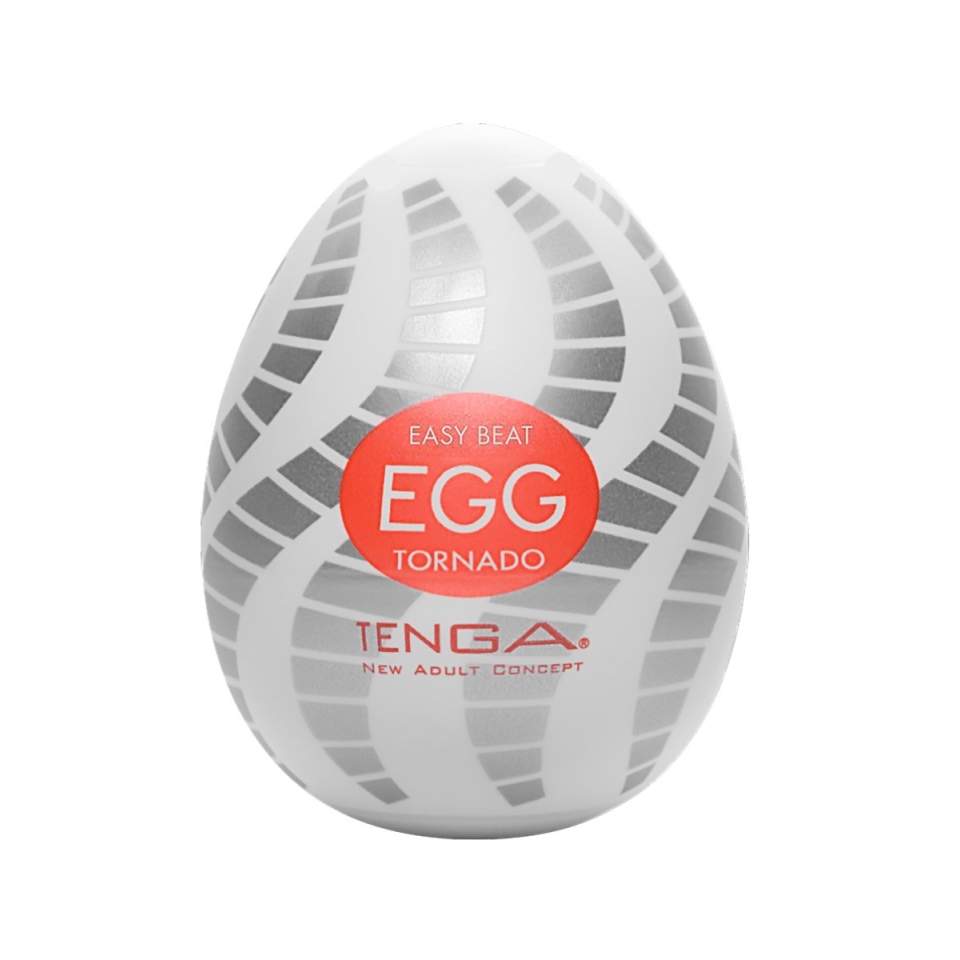 Kompaktowy i dyskretny masturbator w kształcie jajka z unikalną, wirującą strukturą wnętrza