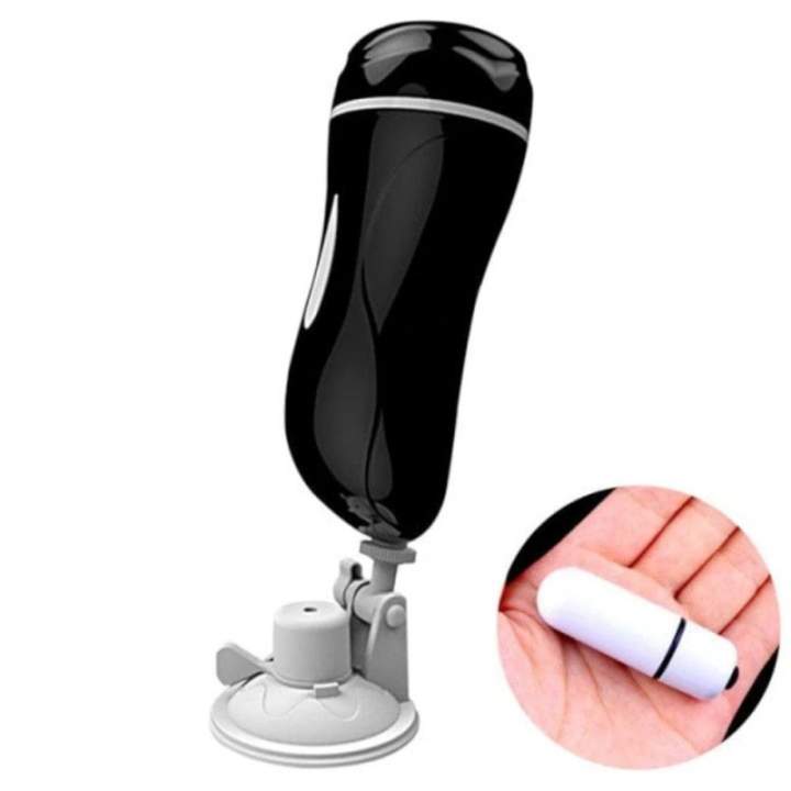 Męski Masturbator Wibrujący z Przyssawką, wodoodporny - ładowany USB