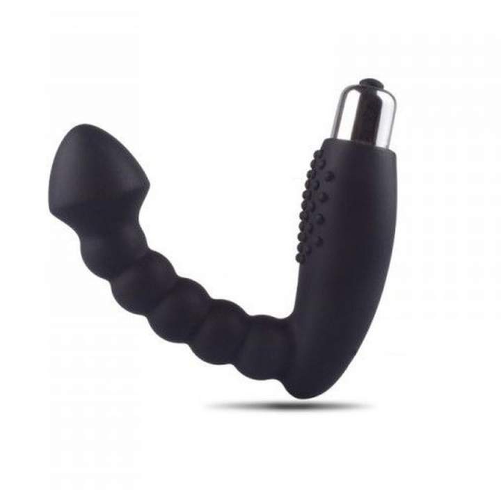 Wibrujący plug analny wykonany z silikonu do stymulacji punktu P (prostaty)