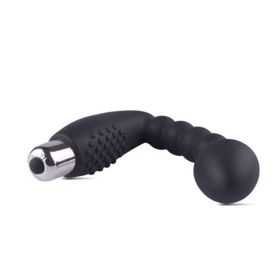 Wibrujący plug analny wykonany z silikonu do stymulacji punktu P (prostaty)