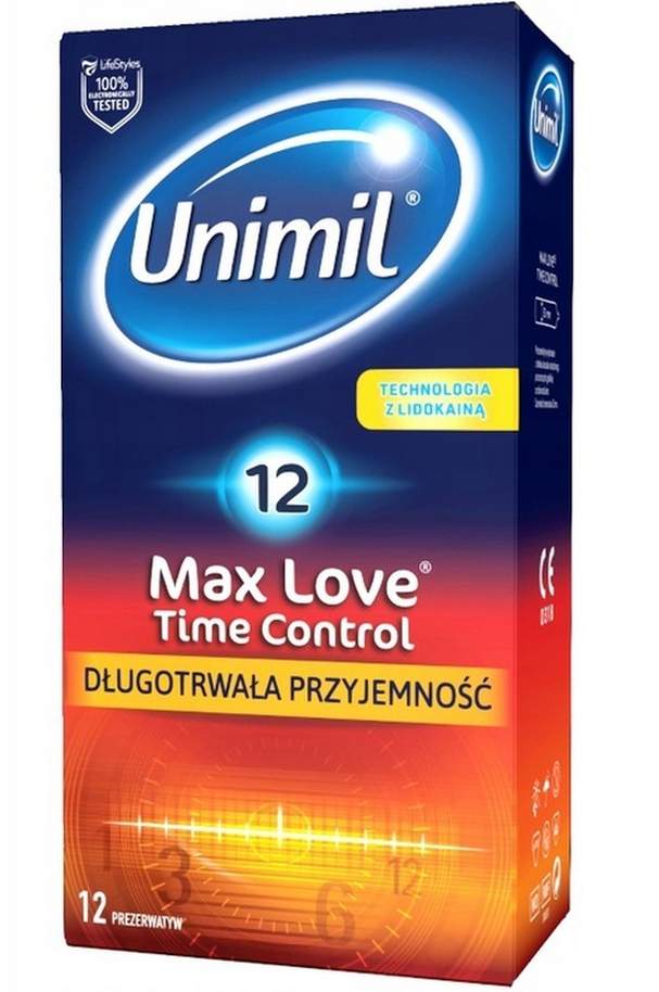 Prezerwatywa opóźniająca wytrysk Unimil Control 12zt.