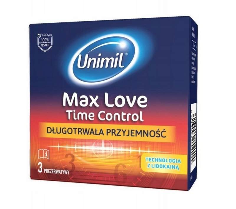 Prezerwatywa opóźniająca wytrysk Unimil Control 3zt.