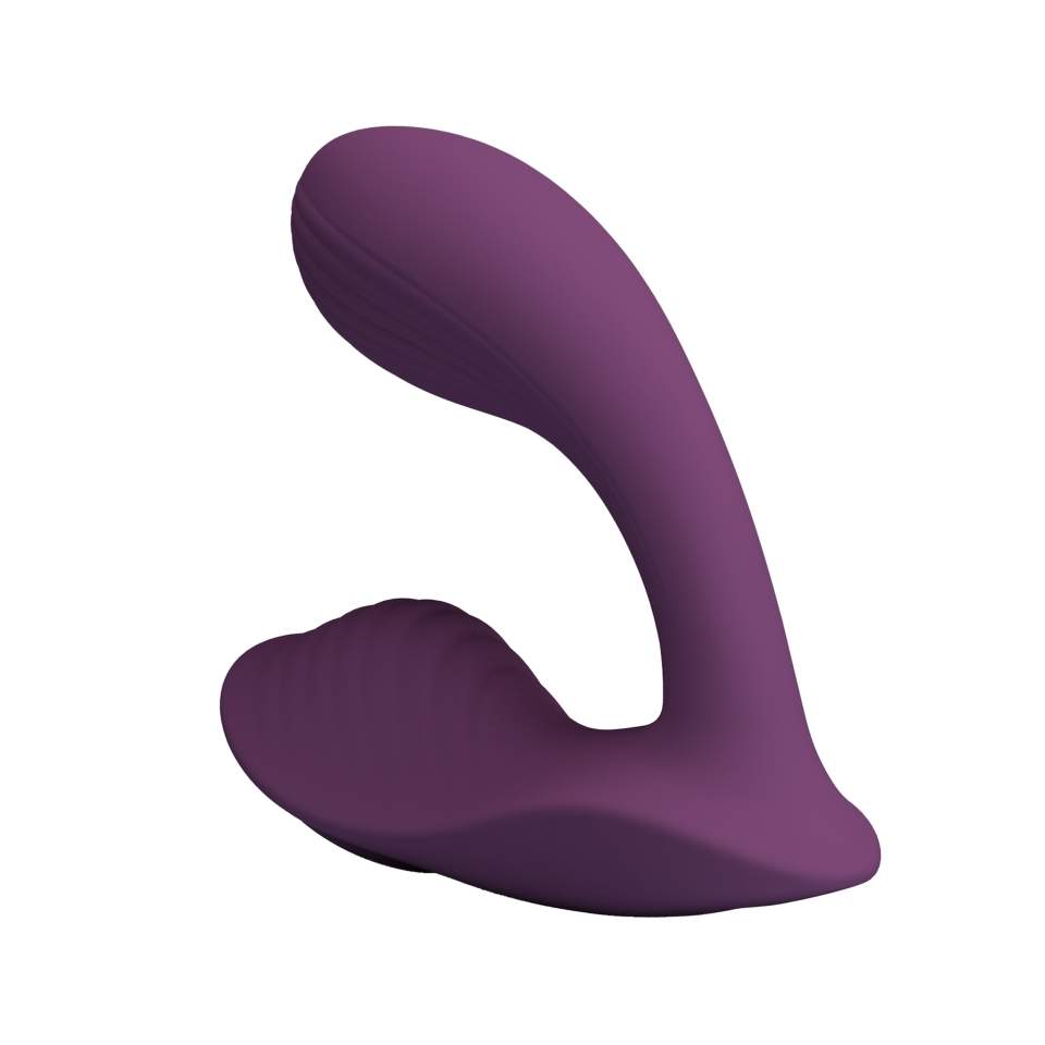 Elegancki, inteligentny masażer, sterowany aplikację - 10 funkcji: pulsacje, fale i drżenia