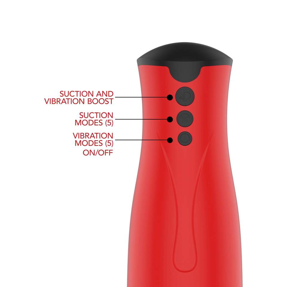 Masturbator z Funkcją Ssania i Turbo Wibracją- 10 funkcji wibracji