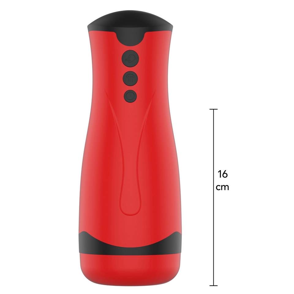 Masturbator z Funkcją Ssania i Turbo Wibracją- 10 funkcji wibracji