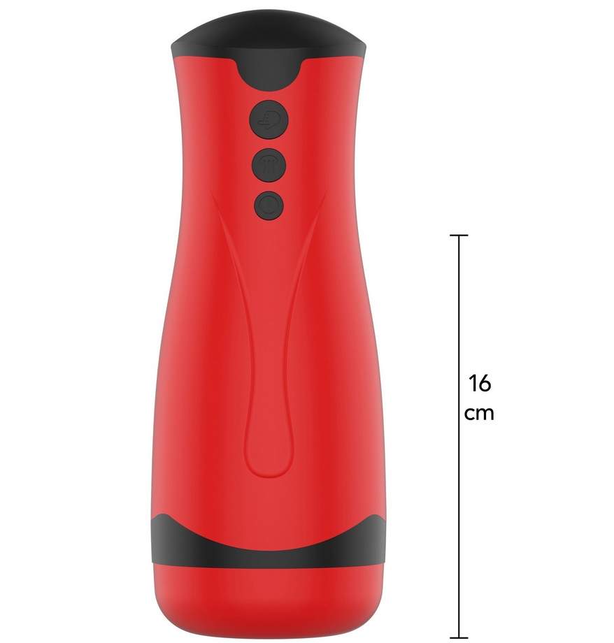 Masturbator z Funkcją Ssania i Turbo Wibracją- 10 funkcji wibracji