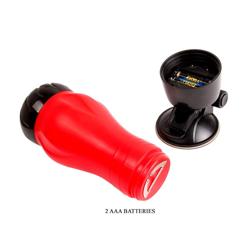 Masturbator dla mężczyzn z wbudowana wibrująca kulką - 12 trybami wibracji