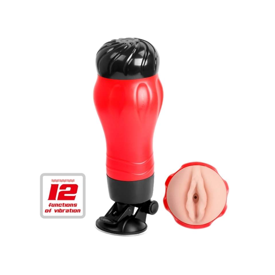 Masturbator dla mężczyzn z wbudowana wibrująca kulką - 12 trybami wibracji