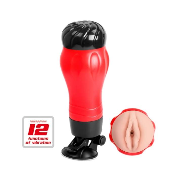 Masturbator dla mężczyzn z wbudowana wibrująca kulką - 12 trybami wibracji