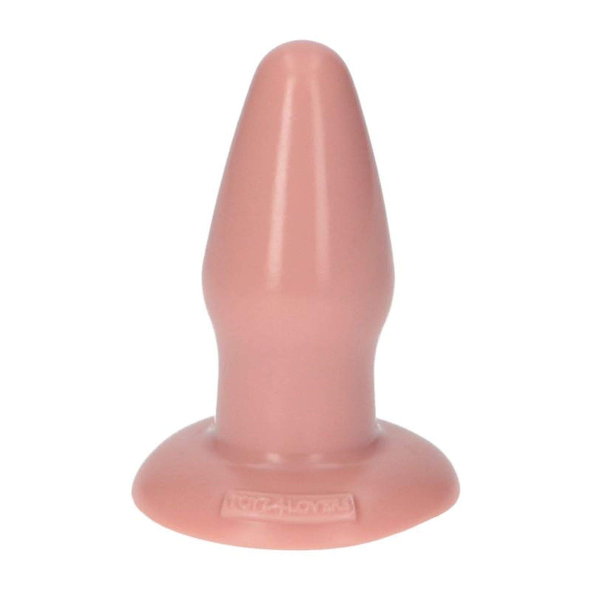 Korek analny z przyssawką w kolorze cielistym- 9,5cm