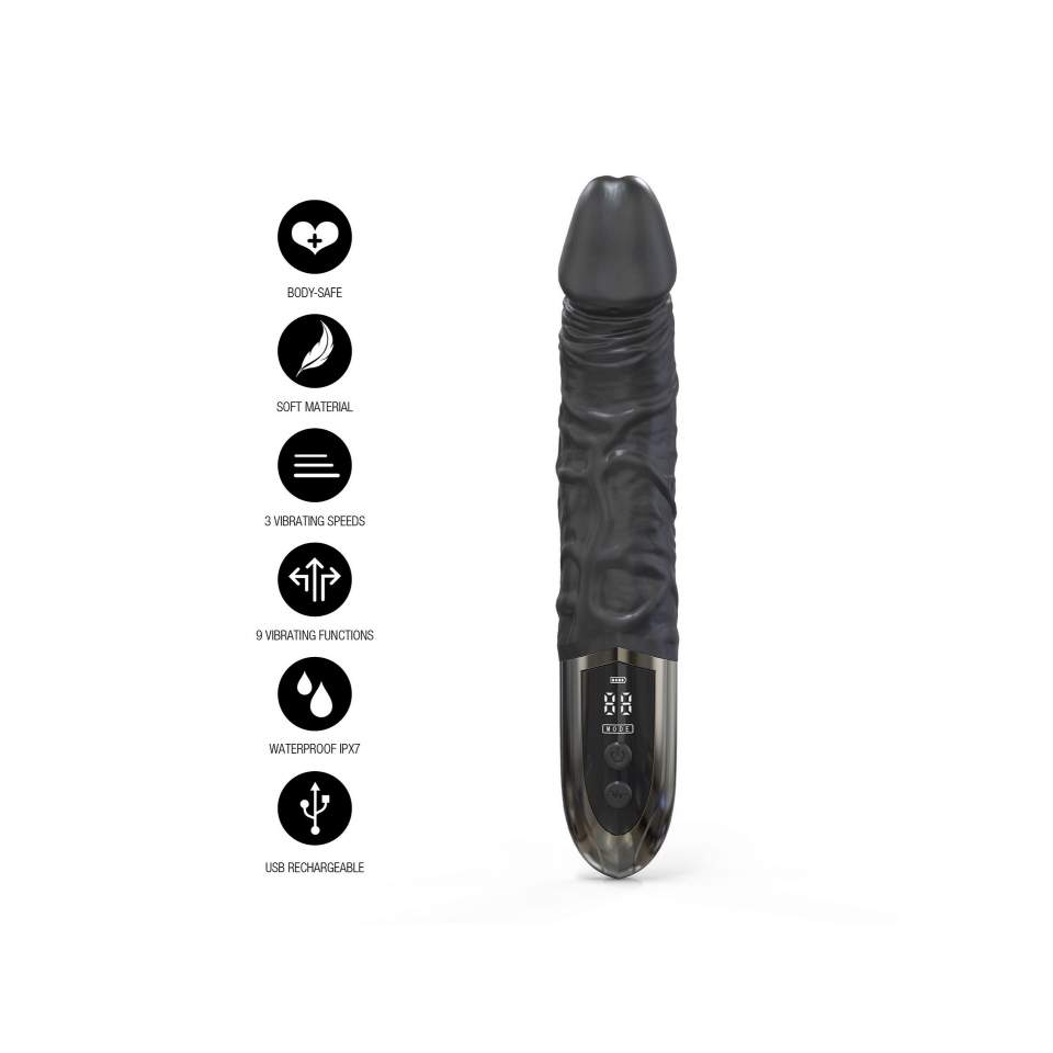 Wibrator podwójna sytmulacja, wodoodporny wykonany z silikonu - 12 trybów wibracji
