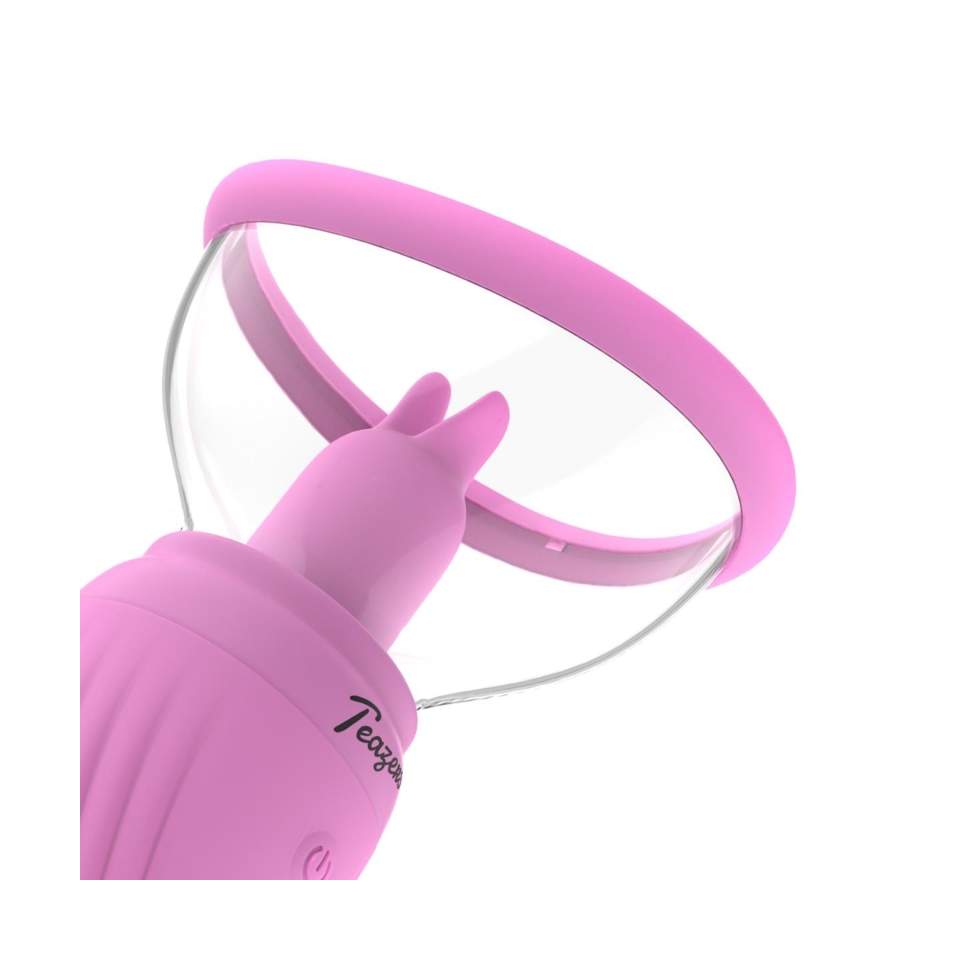 Luksusowa pompka do stymulacji łechtaczki z wibrującymi uszkami- 6 prędkości ssania i 10 wzorów wibracji