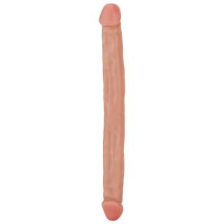 Realistyczne, dwustronne dildo do zabawy solo lub w parze - 45cm