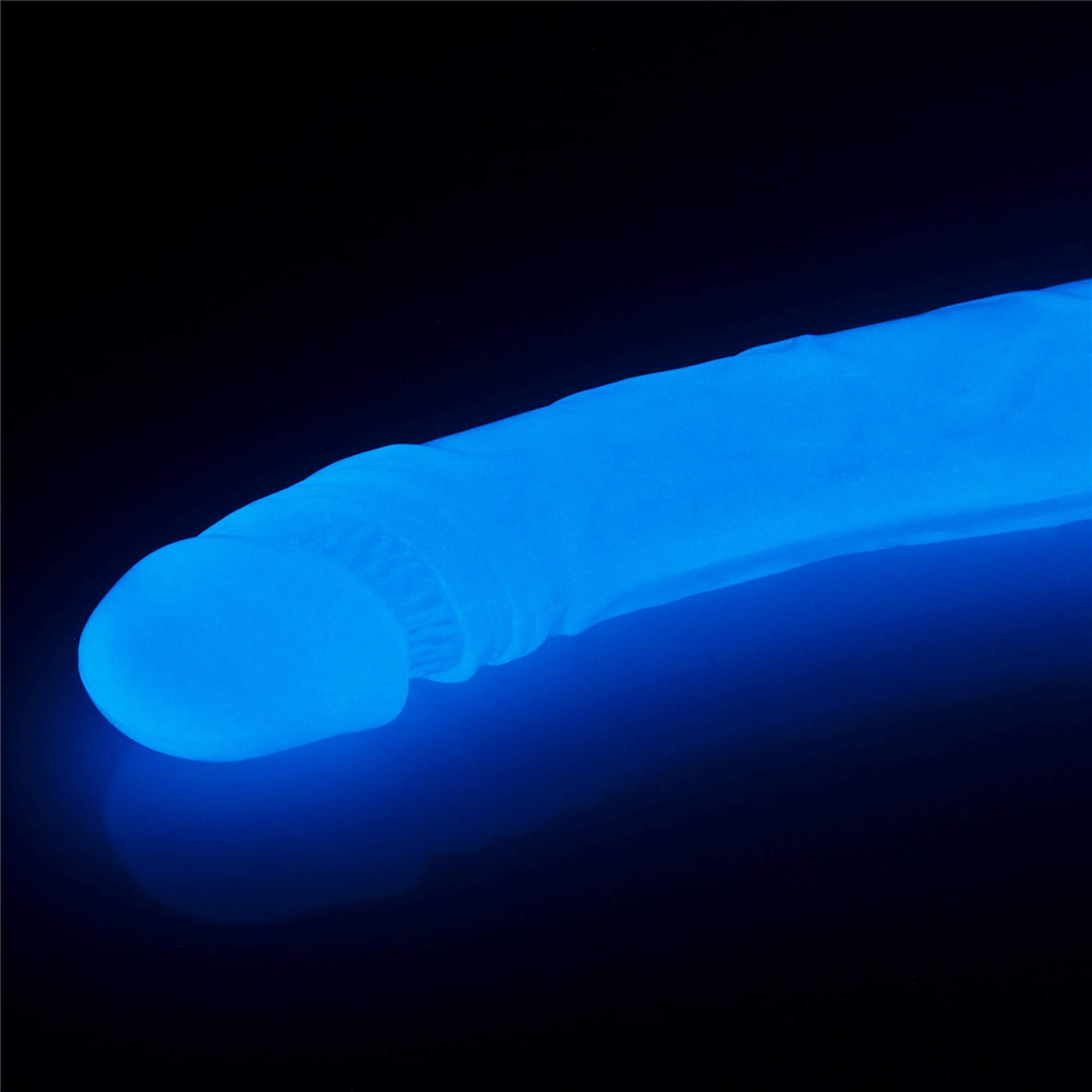 Dwustronne dildo świecące w ciemości- 37cm