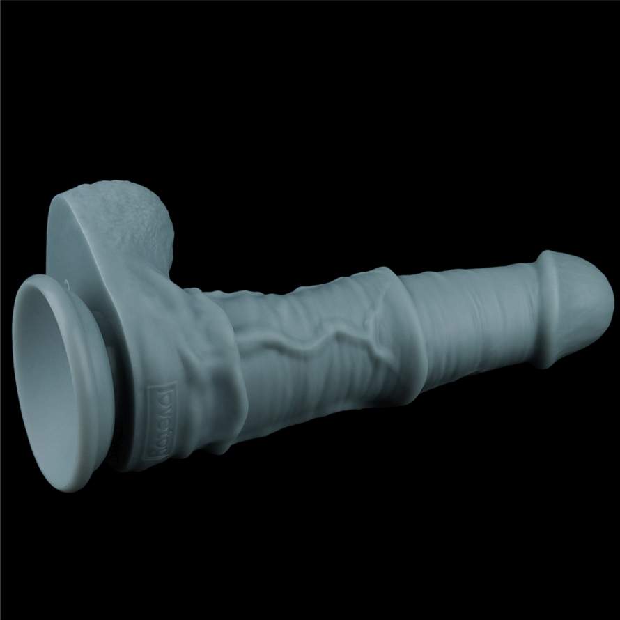 Duże realistyczne dildo z 3 trybami wibracji i ruchem posuwisto-zwrotnym - 28cm sterowany pilotem