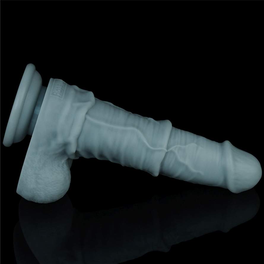 Duże realistyczne dildo z 3 trybami wibracji i ruchem posuwisto-zwrotnym - 28cm sterowany pilotem