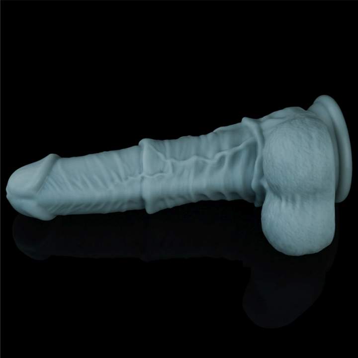 Duże realistyczne dildo z 3 trybami wibracji i ruchem posuwisto-zwrotnym - 28cm sterowany pilotem