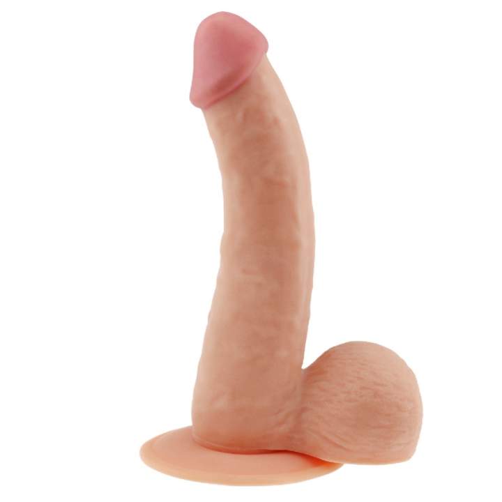 Realistyczne dildo z jądrami i przyssawką- 20m