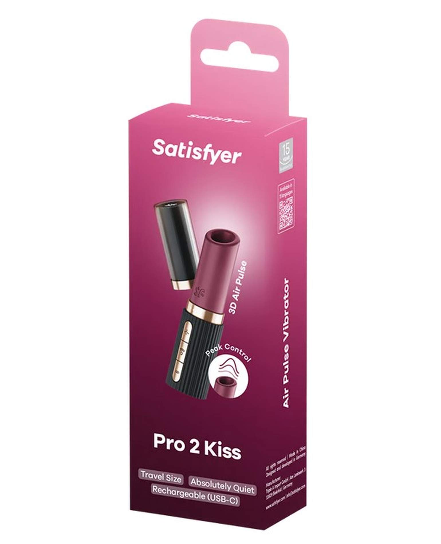 Luksusowy masażer fal powietrznych stymulujący łecztaczkę- Satysfayer Pro 2 Kiss
