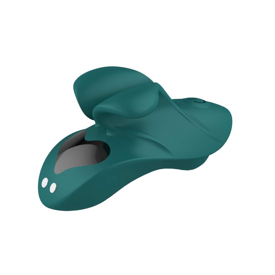 Masażer na palec z silikonu, wodoodporny, ładowany USB- 9 trybów wibracji