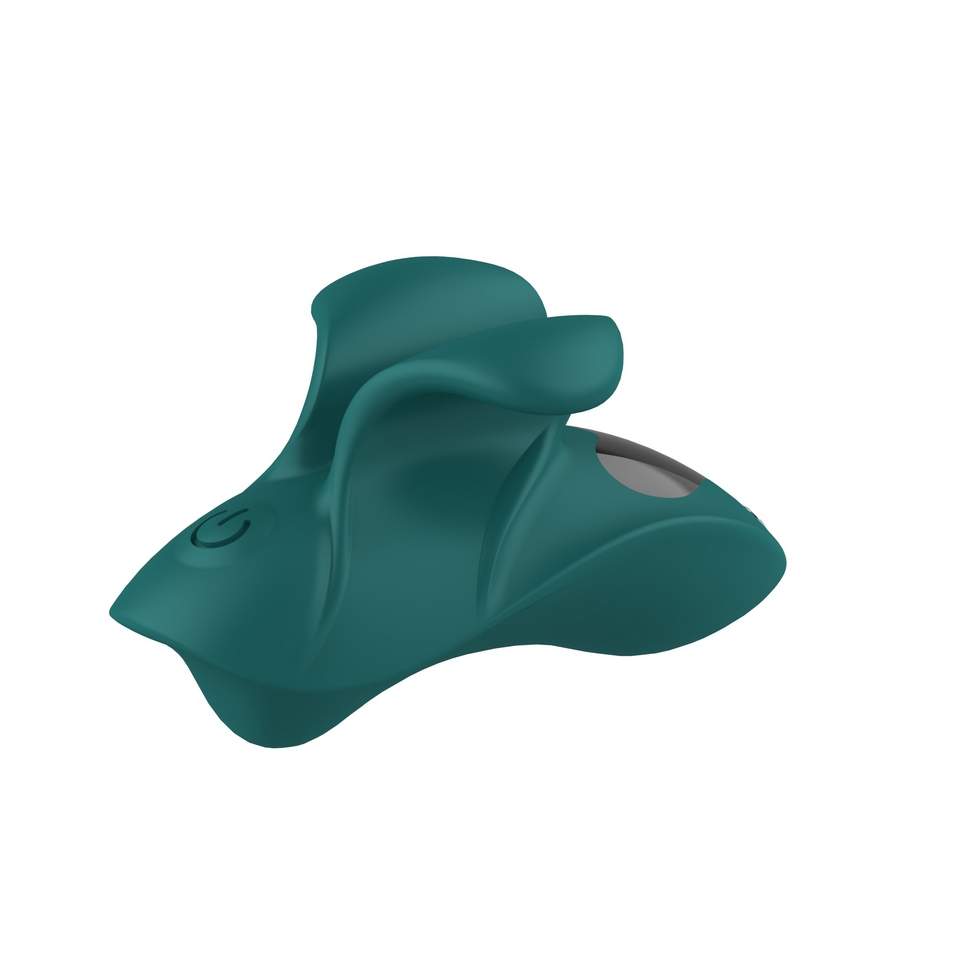 Masażer na palec z silikonu, wodoodporny, ładowany USB- 9 trybów wibracji