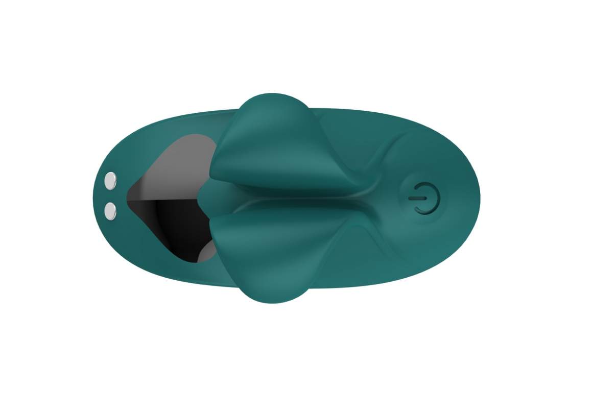 Masażer na palec z silikonu, wodoodporny, ładowany USB- 9 trybów wibracji