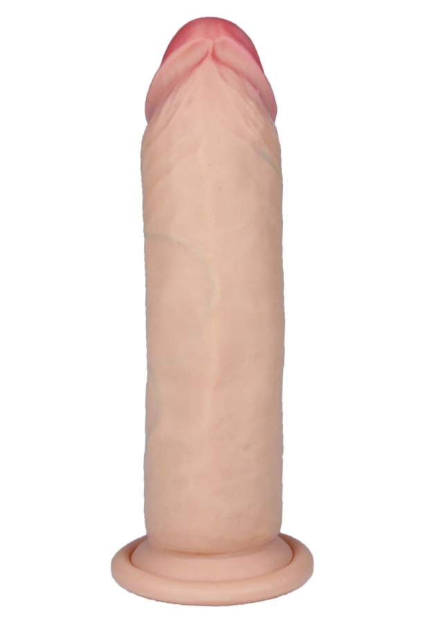 Mega realistyczny dildo z cyber skóry z przyssawką – 20,5cm