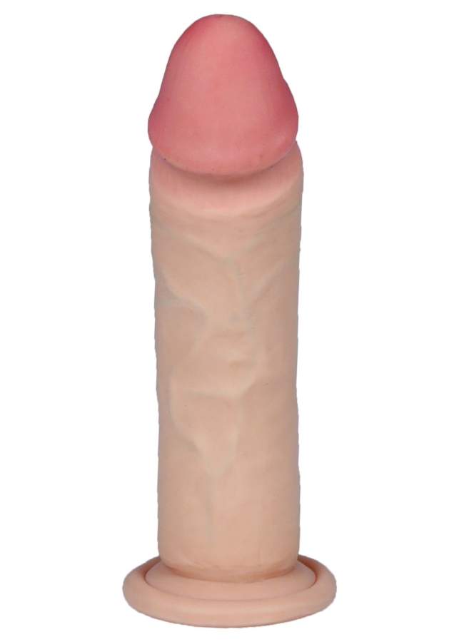 Mega realistyczny dildo z cyber skóry z przyssawką – 20,5cm