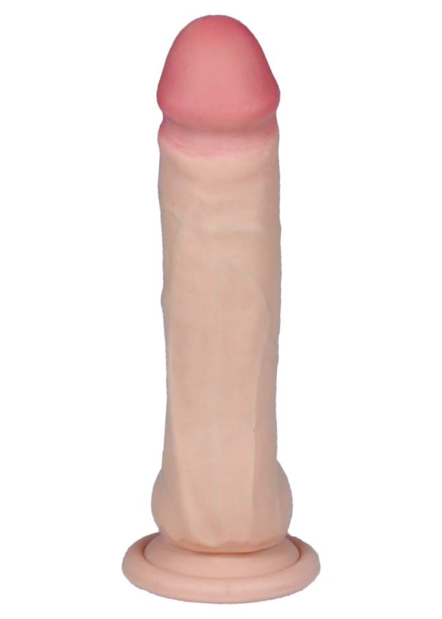 Rotacyjne realistyczny dildo z cyber skóry sterowane pilotem – 21cm