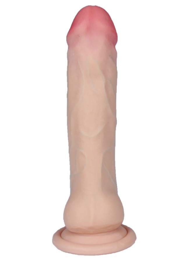 Rotacyjne realistyczny dildo z cyber skóry sterowane pilotem – 21cm