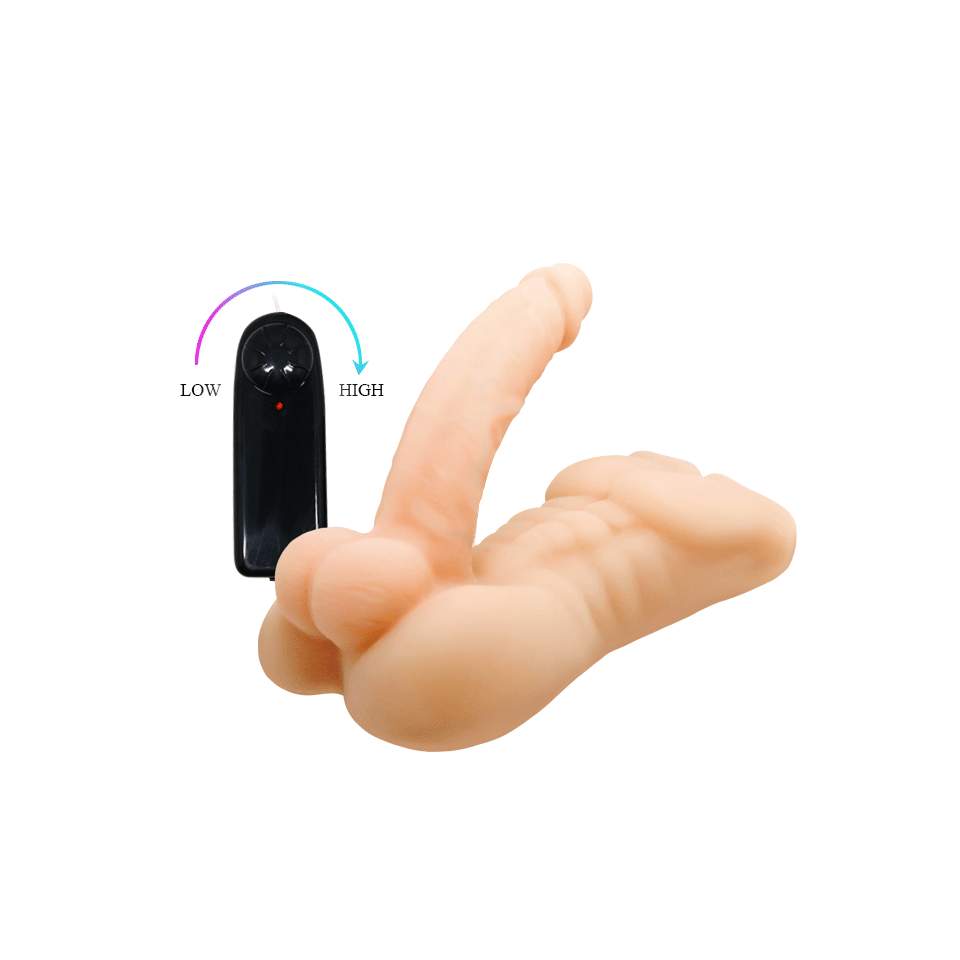 Realistyczny męski tors z wibrującym penisem