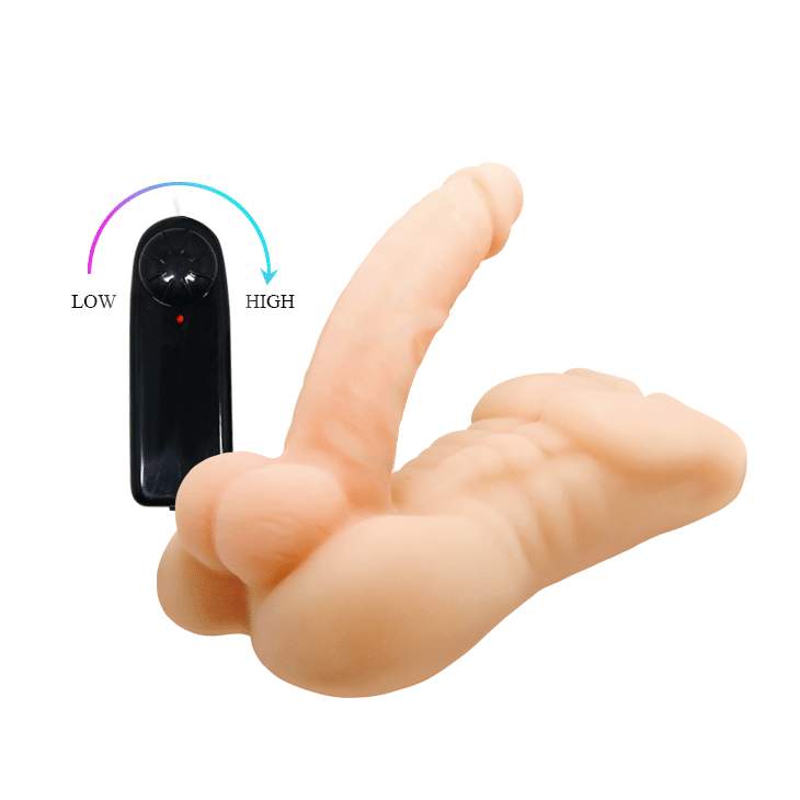 Realistyczny męski tors z wibrującym penisem