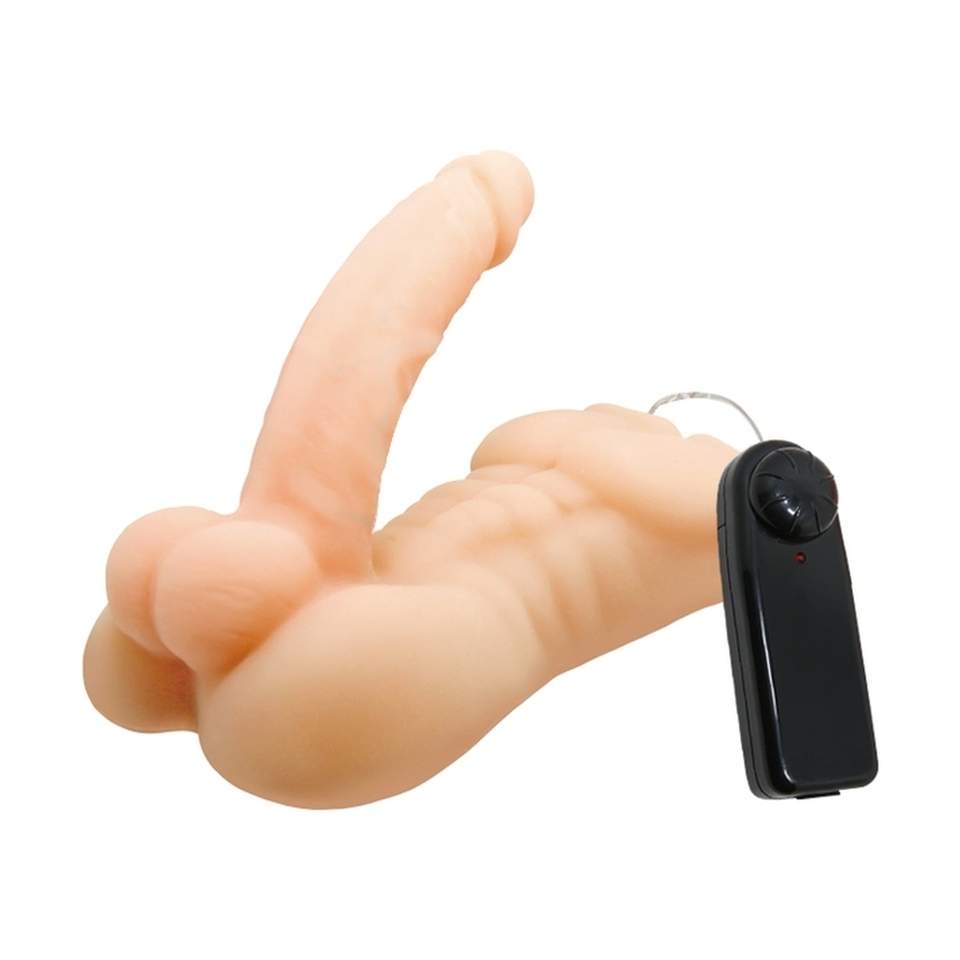 Realistyczny męski tors z wibrującym penisem