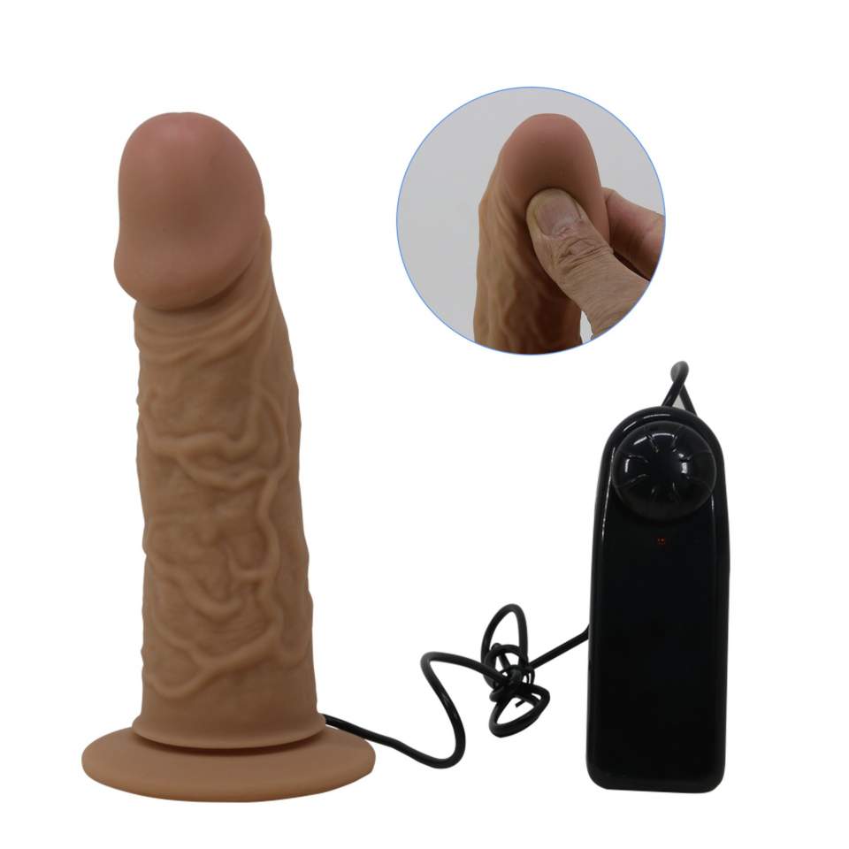 Strap-on regulowany z silikonowym czarnym dildo z wibracjami