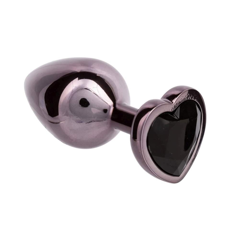 Elegancki czarny korek analny - rozmiar L