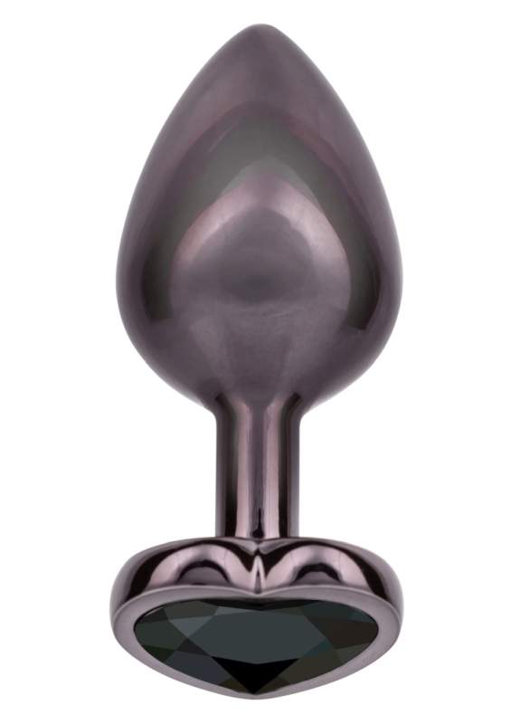 Elegancki czarny korek analny - rozmiar L