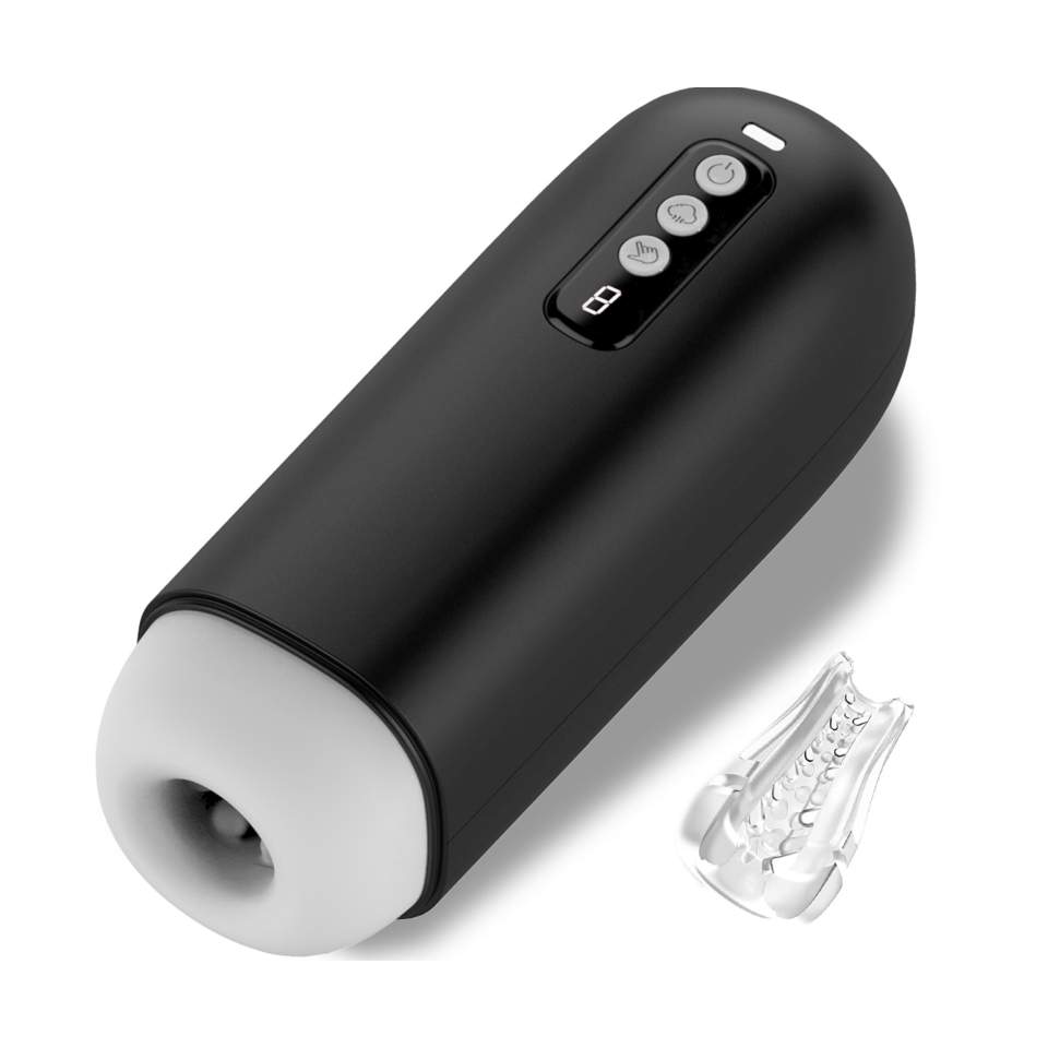 Masturbator dla mężczyzn z fuckcją ssania i efektami dźwiękowymi – 8 trybów