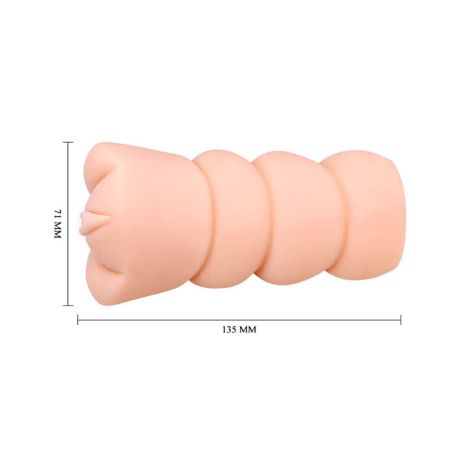Cielisty realistyczny masturbator z cyberskóry dla mężczyzn w kształcie waginy