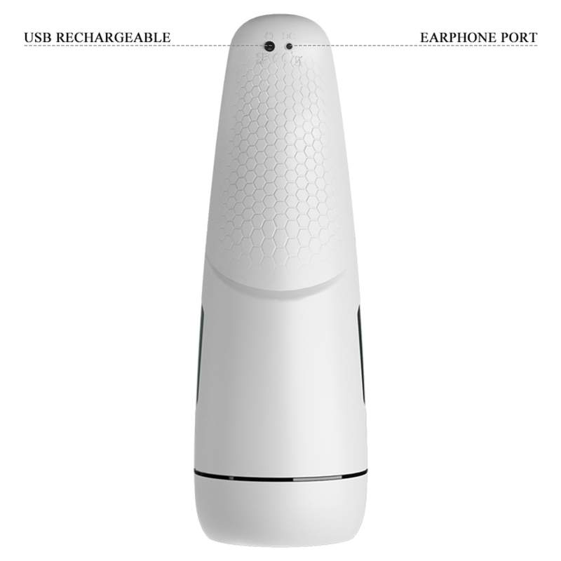 Masturbator z funkcją lizania, wibracjami oraz podgrzewania