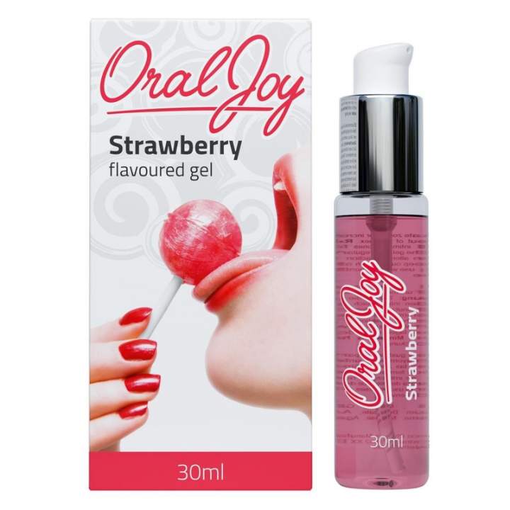 Żel smakowy do sexu oralnego - Joy Strawberry 30ml.