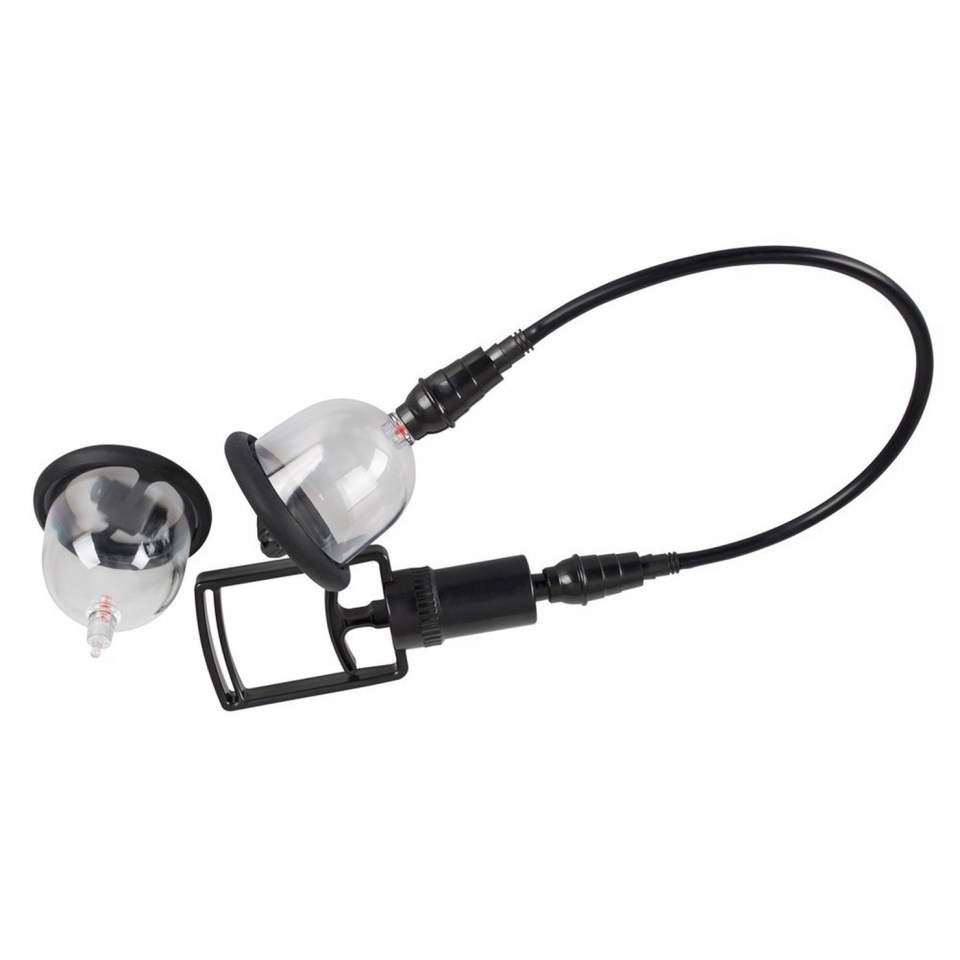 Pompka do sutków z wbudowanym mini wibratorem