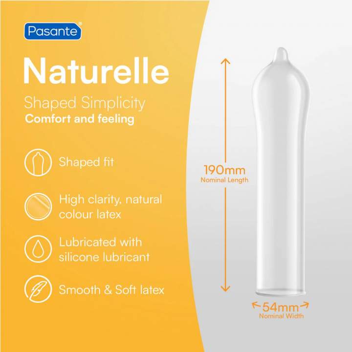Pasante Naturelle prezerwatywy klasyczne: 3 sztuki