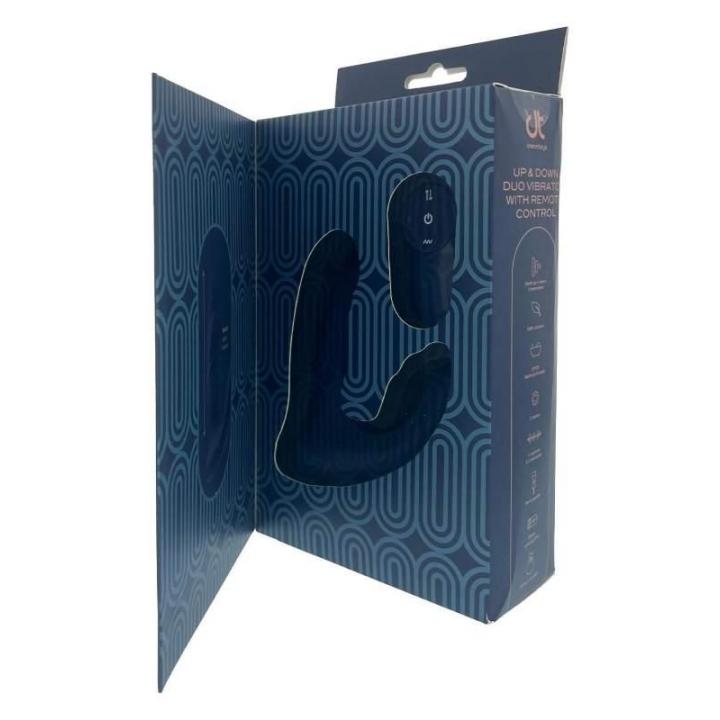 Podwójny wibrator 2w1 sterowany pilotem z funkcją ruchu góra-dół
