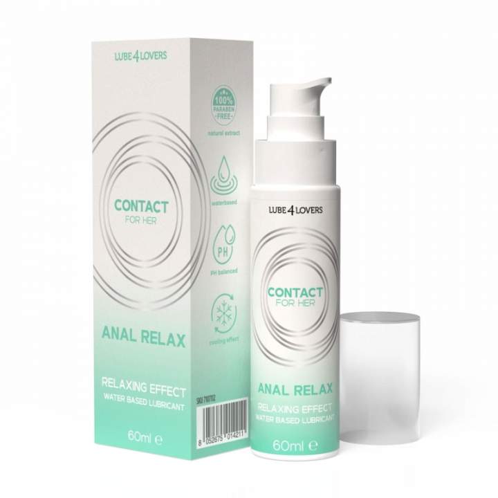 Lubrykant analny na bazie wody o działaniu chłodzącym - Anal Relax 60ml.