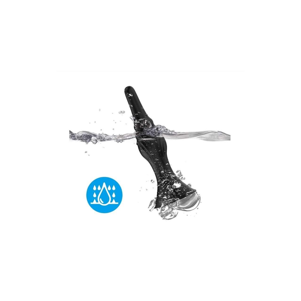 Korek analny silikonowy, wodoodporny z przyssawką - 9 trybów potężnych wibracji