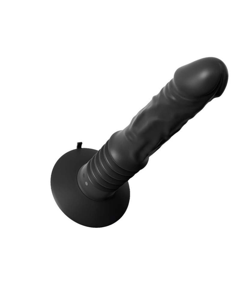 Wibrujący stymulator analny z ruchem pchającym